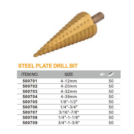 STEEL PLATE DRILL BIT