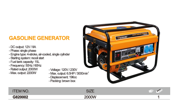 GASOLINE GENERATOR-1