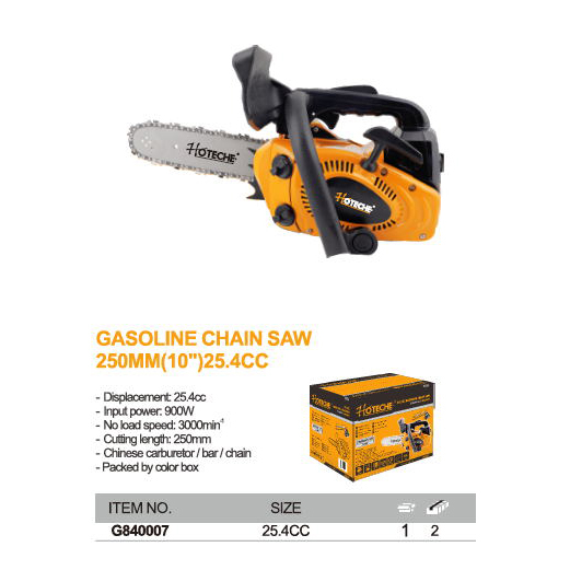 GASOLINE CHAIN SAW 250MM(10'')25.4CC