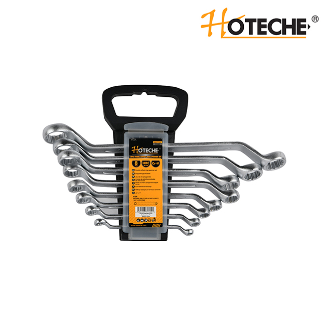 8PCS Double Offset Ring Spanner Set