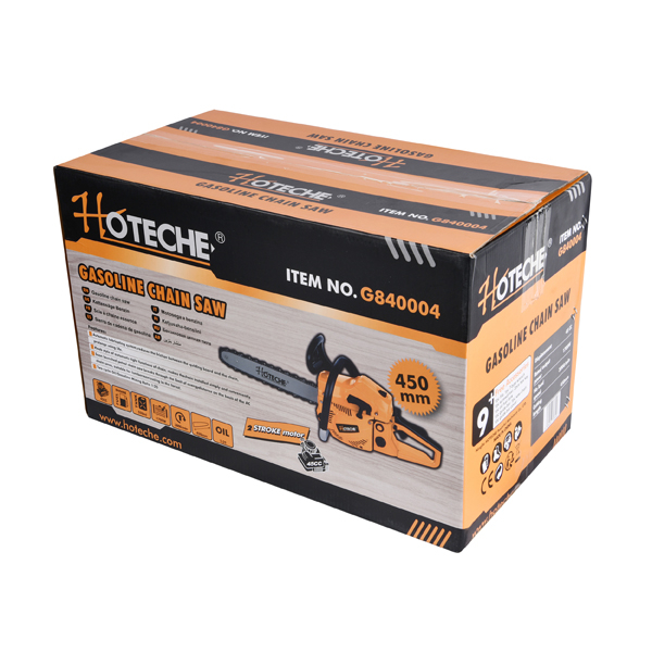 GASOLINE CHAIN SAW 450MM(18'')45CC