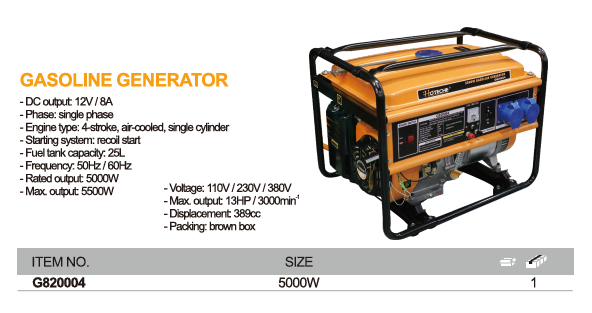 GASOLINE GENERATOR-1