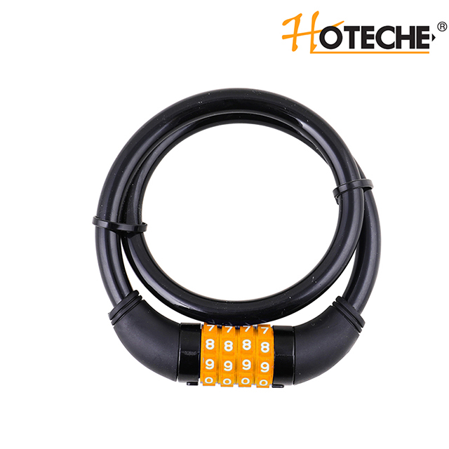 spiral cable coded lock