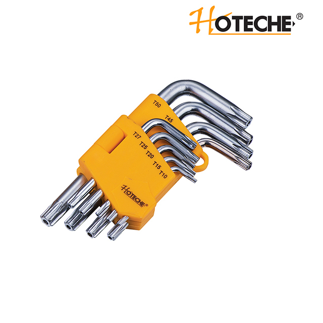 9PCS SHORT TORX KEY SET