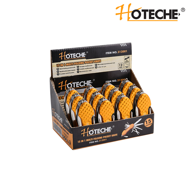 15 IN 1 MULTI FOLDING POCKET KNIFE