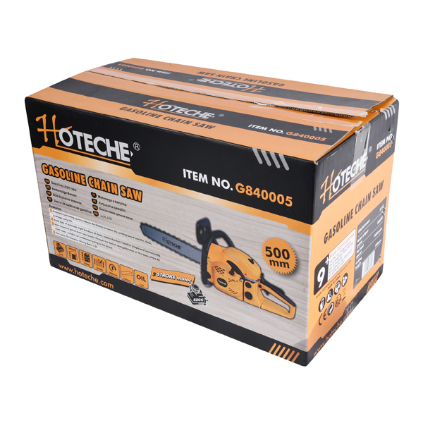 GASOLINE CHAIN SAW 500MM(20'')52CC