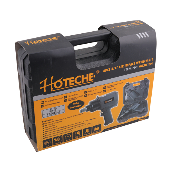 6PCS AIR IMPACT WRENCH KIT(TWIN HAMMER)