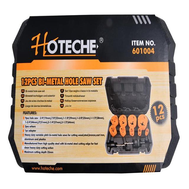 12PCS BI-METAL HOLE SAW SET