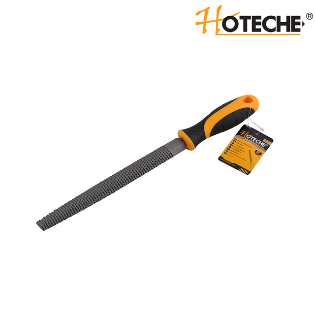 HALF ROUND WOOD RASP WITH HANDLE
