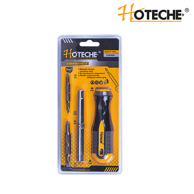 6 IN 1 SCERWDRIVER SET 