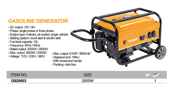 GASOLINE GENERATOR-1