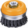 CUP TWIST WIRE BRUSH WITH NUT