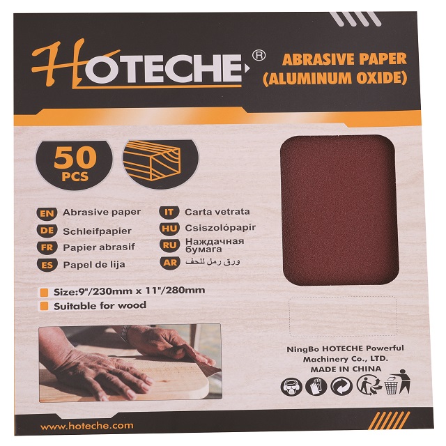 50pcs ABRASIVE PAPER（ALUMINUM OXIDE） 