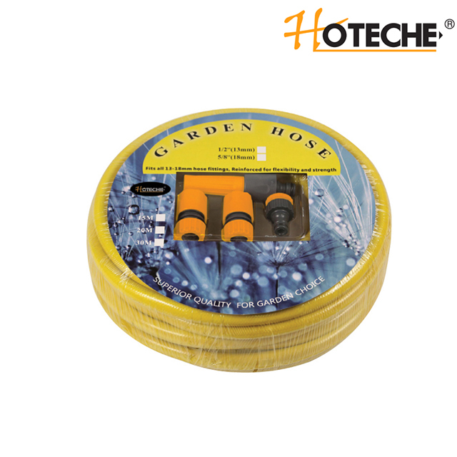 1/2" 15m GARDEN HOSE SET WITH CONNECTION