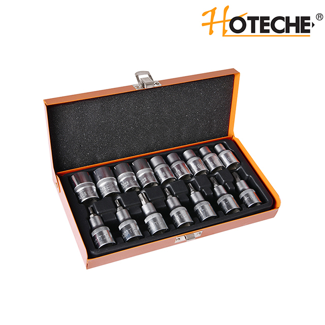 16pcs 1/2“Dr. socket set 