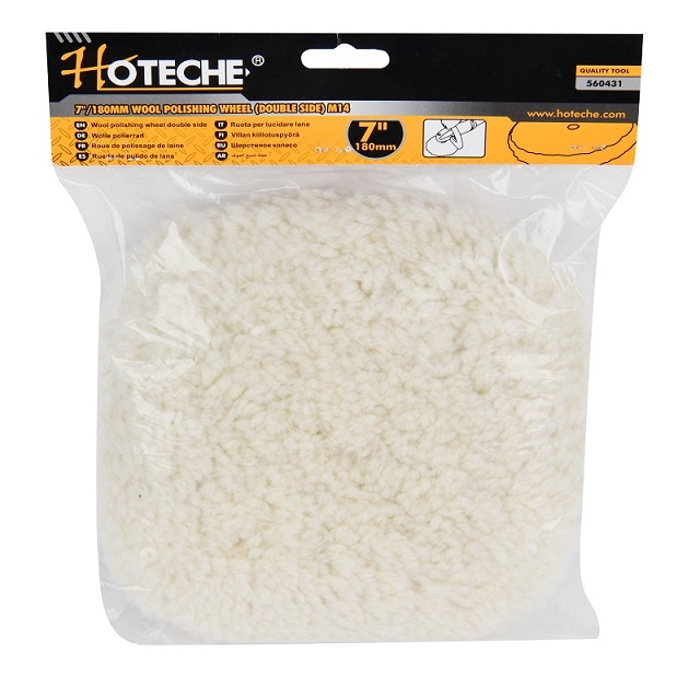 7" Wool Polishing Wheel (Double Size) M14