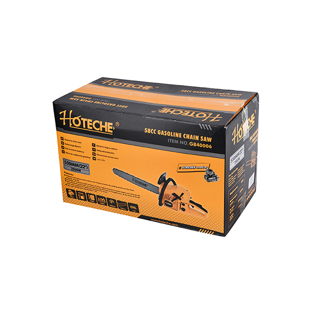 GASOLINE CHAIN SAW 550MM(22")58CC