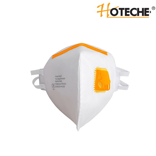 FFP2 Valved Dust Mask Filter And Folding Design