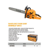 GASOLINE CHAIN SAW 550MM(22'')58CC