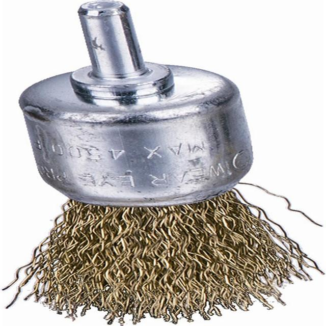 WIRE END BRUSH WITH SHANK 25MM
