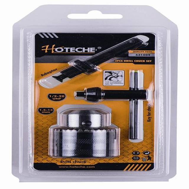3PCS DRILL CHUCK WITH SDS-PLUS ADAPTER