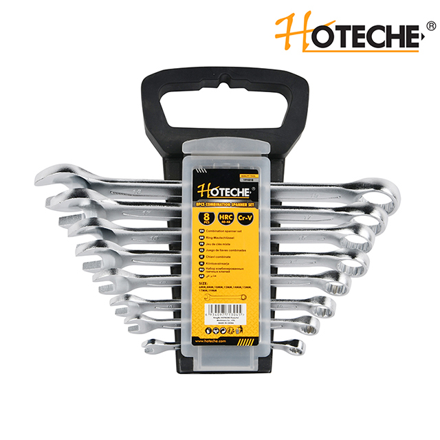 8pcs combination spanner set