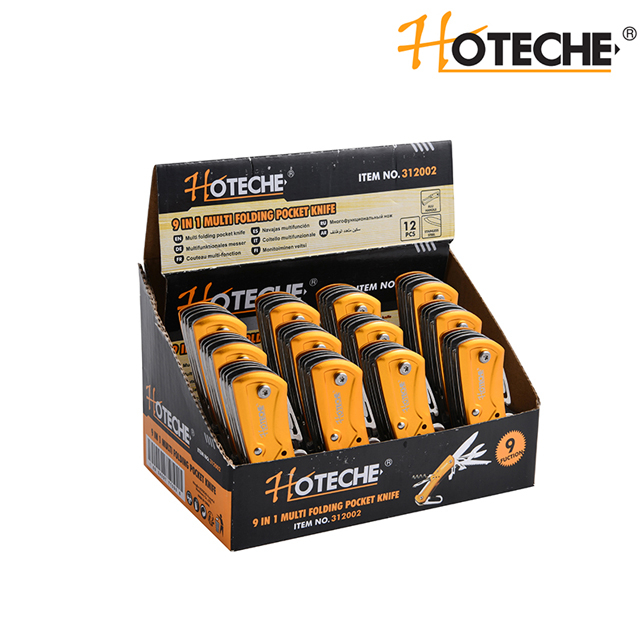 9 IN 1 MULTI FOLDING POCKET KNIFE