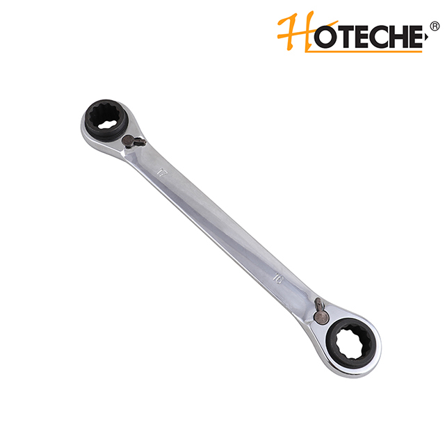 DOUBLE BOX REVERSIBLE RATCHETING WRENCH