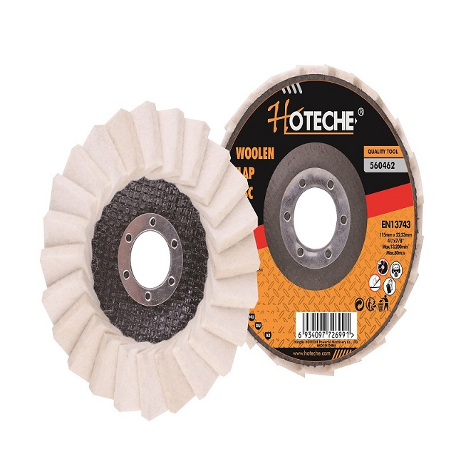 WOOLEN FLAP DISC 115*22.23MM