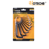 10PCS HEX KEY SET WITH KEYRING