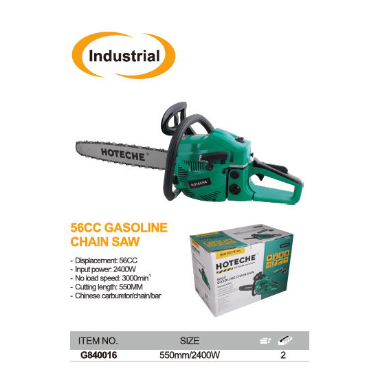 56CC GASOLINE CHAIN SAW