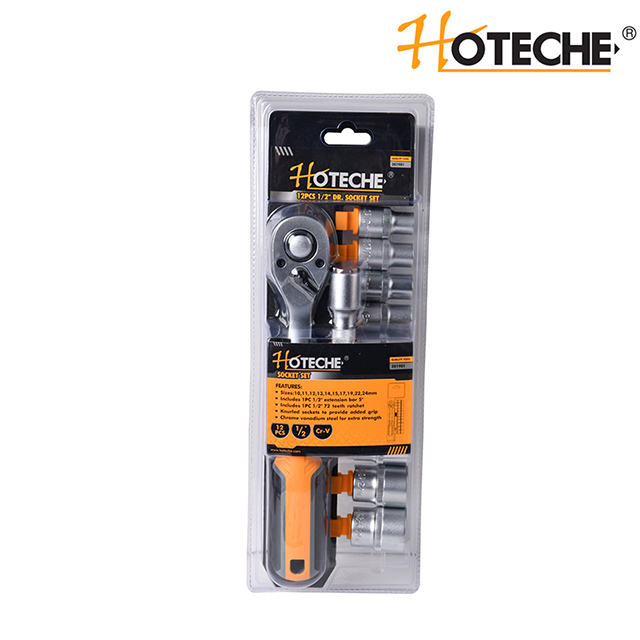 12PCS 1/2" Dr. Socket set