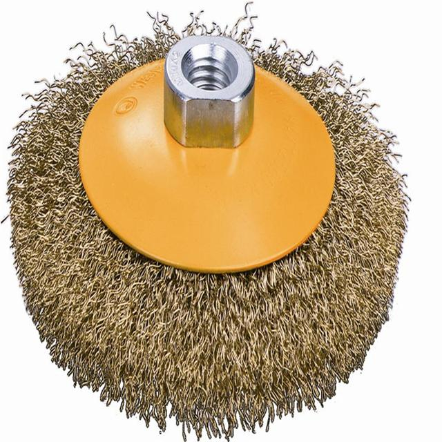 CRIMPED WIRE BEVEL BRUSH