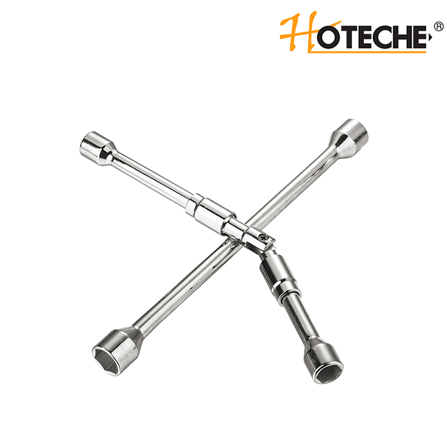 14" foldable cross rim wrench