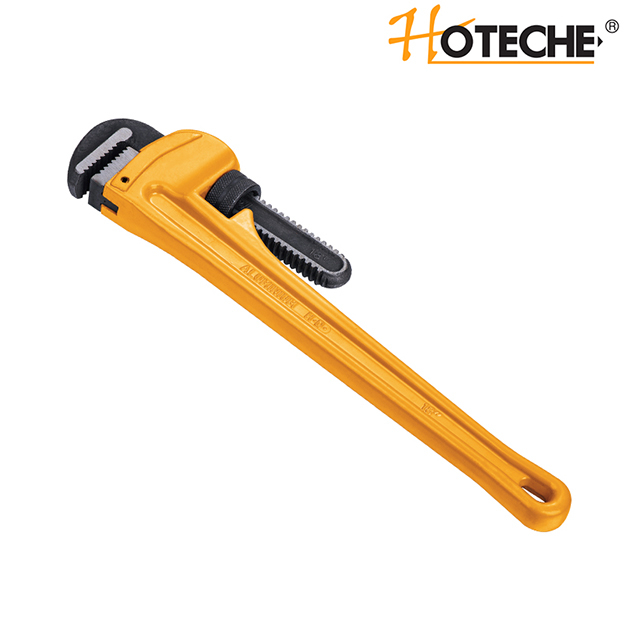 ALUMINUM HANDLE ADJUSTABLE PIPE WRENCH