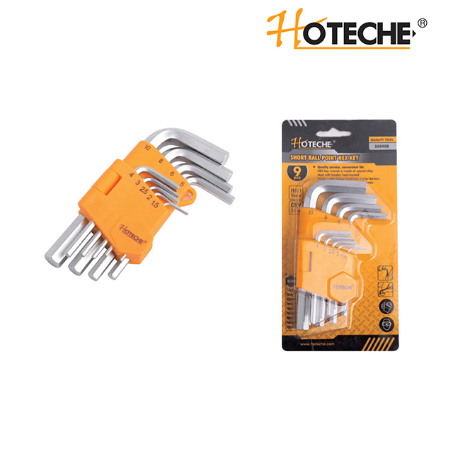 9PCS SHORT HEX KEY SET